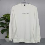 Full Sleeve Sweat Shirt on both sides Printed - White - Image 2