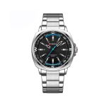 Curren 8455 luxury stainless steel men's watch silver black dial Japanese quartz movement 30m water resistant luminous hands Bangladesh