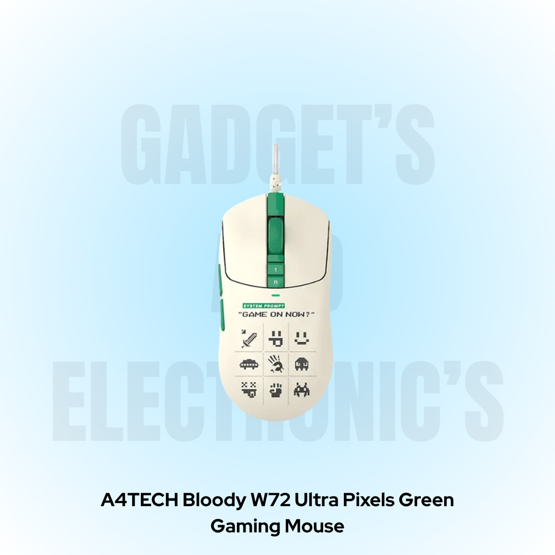A4TECH Bloody W72 Ultra Pixels green gaming mouse with Alpha 20K sensor 20000 DPI and 2000Hz polling rate Bangladesh A4TECH Bloody W72 Ultra Pixels green gaming mouse with Alpha 20K sensor 20000 DPI and 2000Hz polling rate Bangladesh