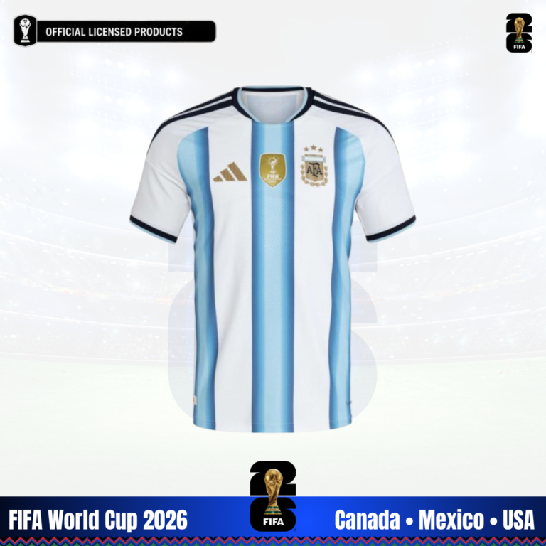Argentina FIFA WC 2026 jersey Climacool number 10 light blue white stripes fan edition breathable football shirt Bangladesh